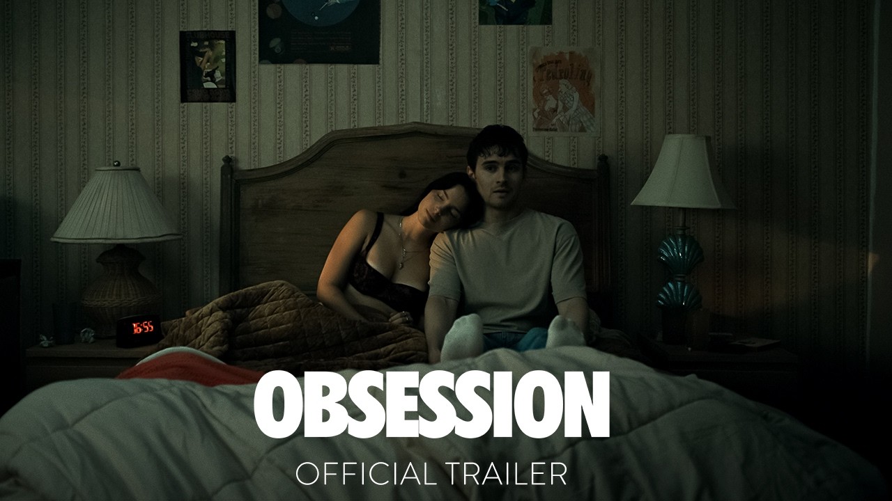 Obsession official trailer artwork featuring the movie title